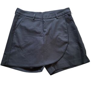 Galvin Green black golf shorts mini  skort zip up side
